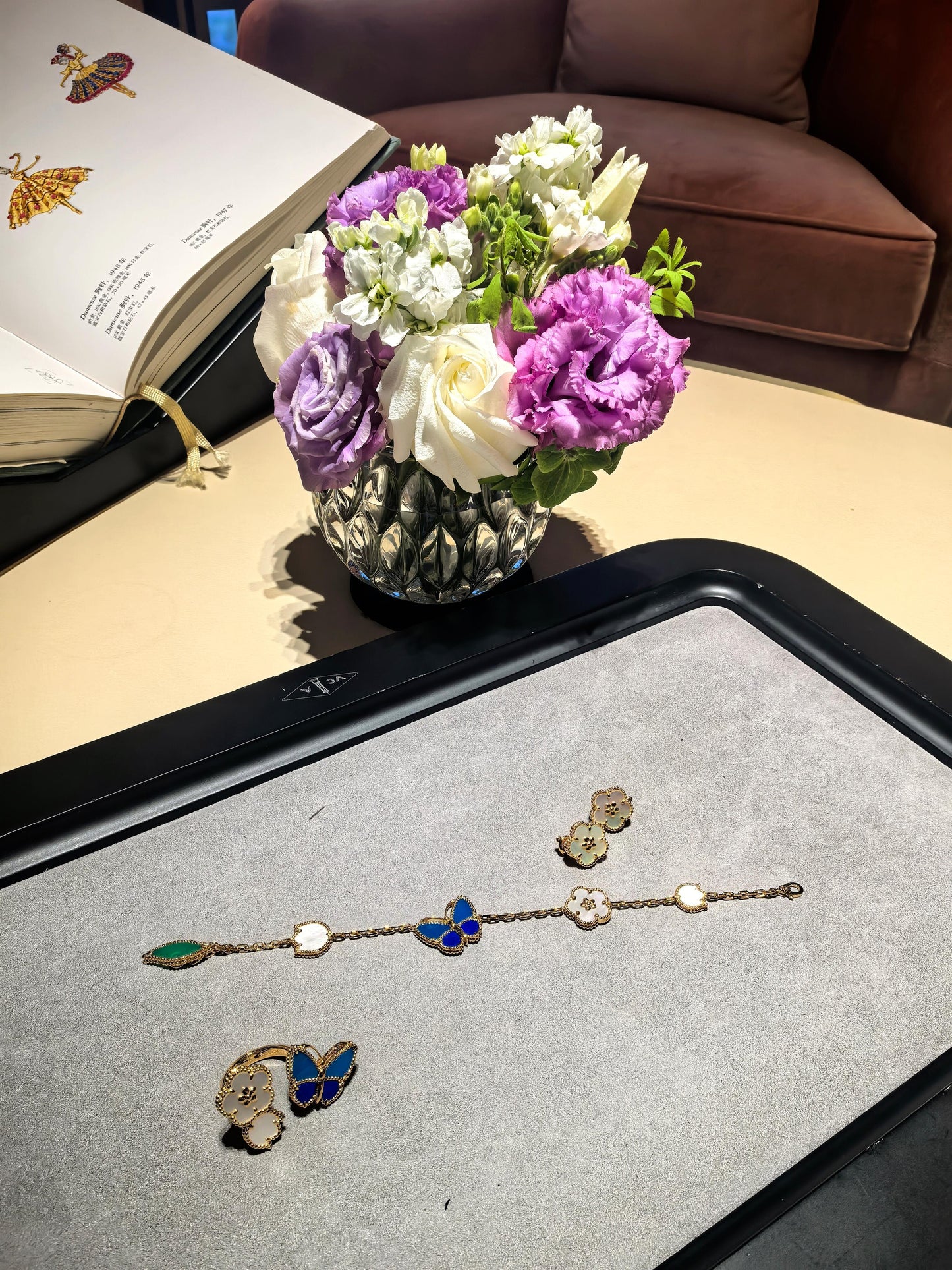 [Auream]2026 NEW SPRING LUCKY 5 MOTIF BRACELET