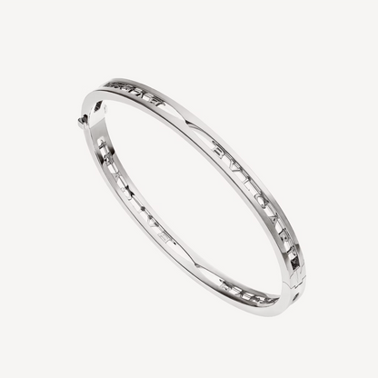 [Auream]ZERO 1 SPIRAL LOGO SILVER BRACELET