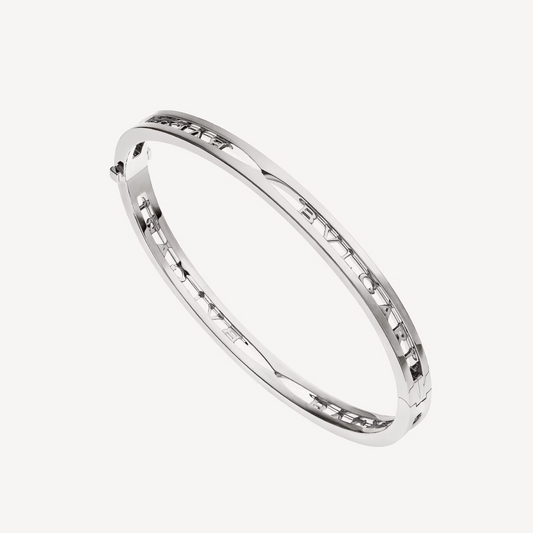 [Auream]ZERO 1 SPIRAL LOGO SILVER BRACELET