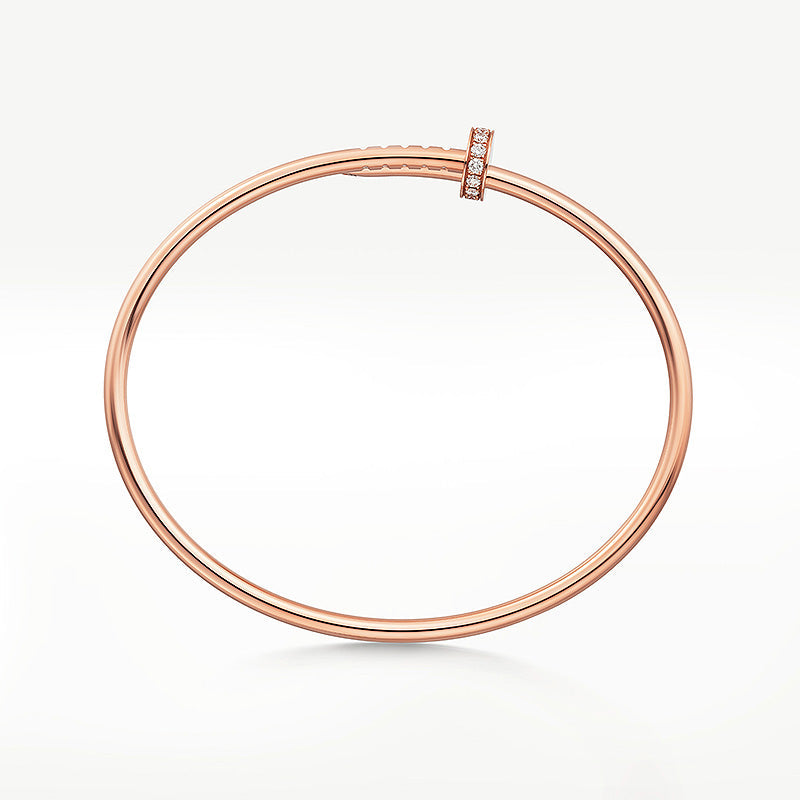 [Auream]JUSTE BRACELET 2.5MM DIAMONDS