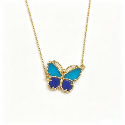 [Auream]  2026 NEW LUCKY BUTTERFLY 1 MOTIFS NECKLACE