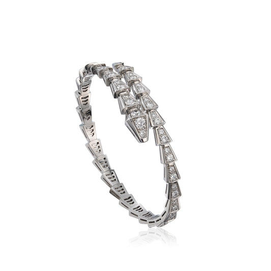 [Auream]SERPENTI BRACELET 6MM SILVER DIAMOND