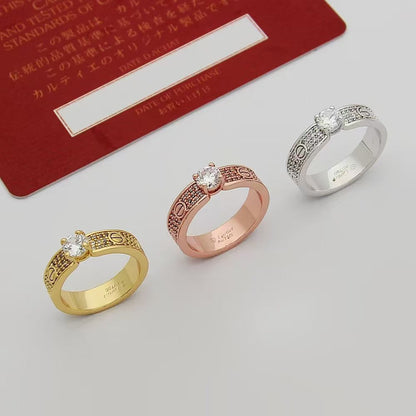 [Auream]Starry Sky Diamond Ring