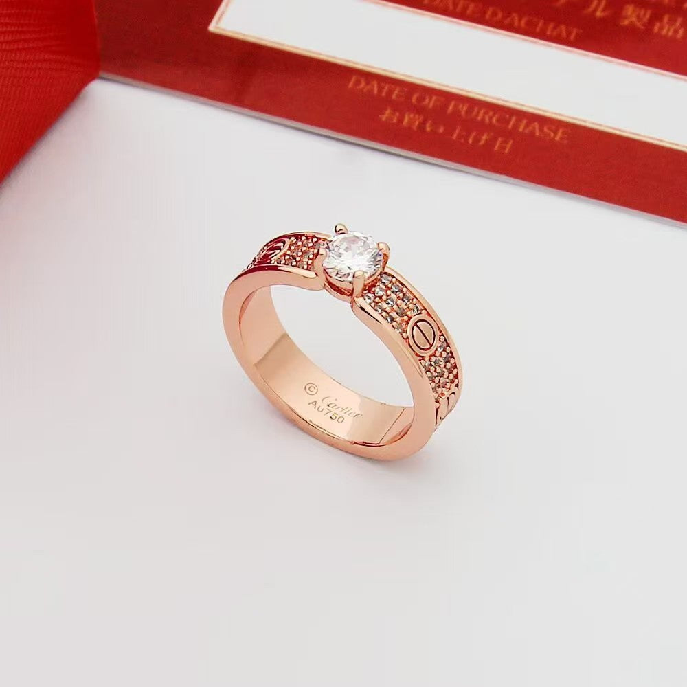 [Auream]Starry Sky Diamond Ring