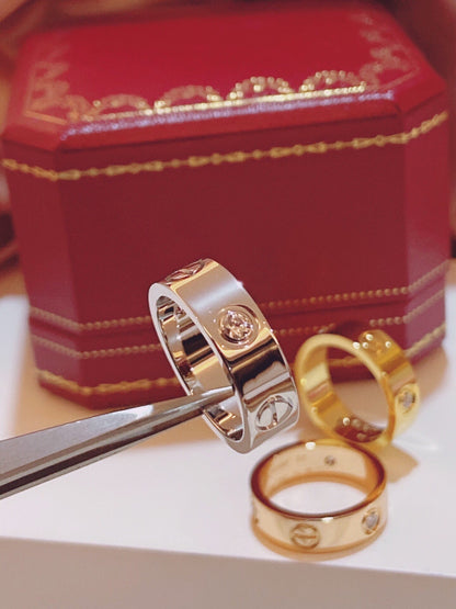 [Auream]Three-Diamond Ring