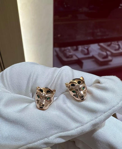 [Auream]CHRRTAH-PRINT STUD EARRINGS, THREE COLORS