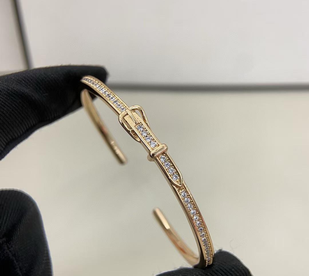 [Auream]DIAMOND-ENCRUSTED BRACELET THREE COLORS