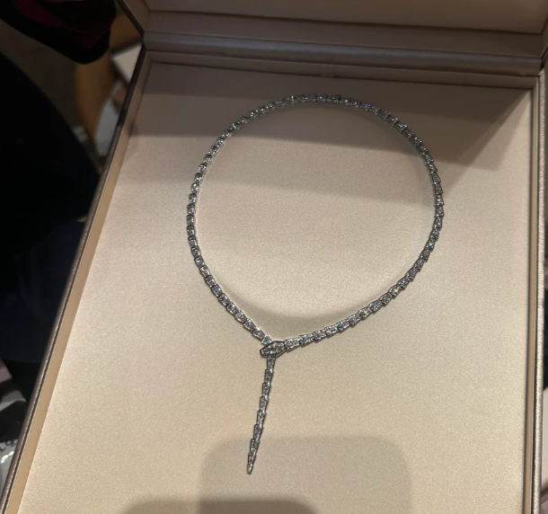 [Auream]NEW！SERPENT DIAMOND NECKLACE