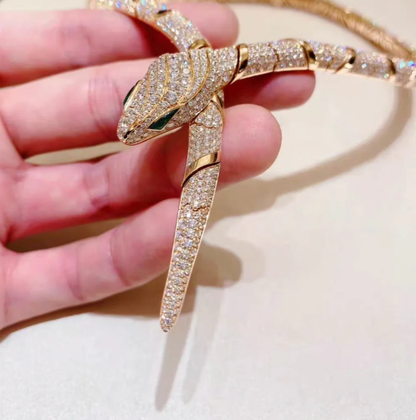 [Auream]HAUTE COUTURE GOLD SERPENTI NECKLACE