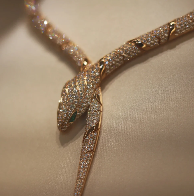 [Auream]HAUTE COUTURE GOLD SERPENTI NECKLACE