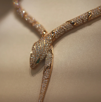 [Auream]HAUTE COUTURE GOLD SERPENTI NECKLACE