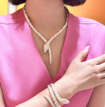 [Auream]HAUTE COUTURE GOLD SERPENTI NECKLACE
