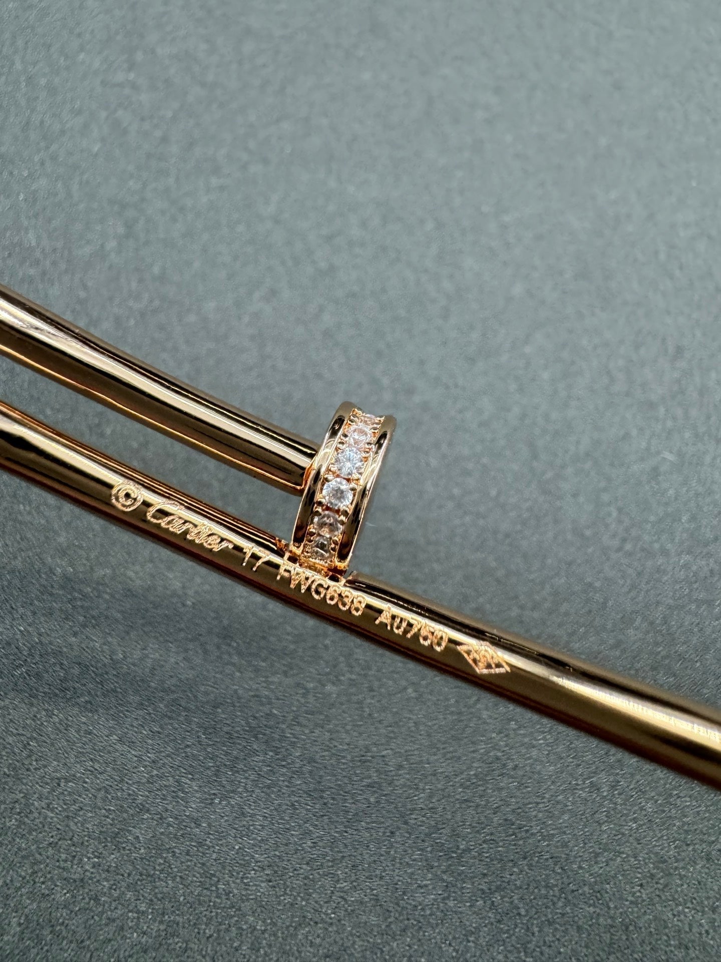 [Auream]JUSTE BRACELET 2.5MM  DIAMONDS2