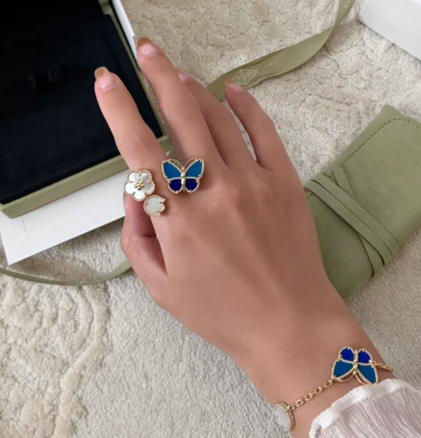 [Auream]2026 NEW TWIN BUTTERFLY LUCKY RING