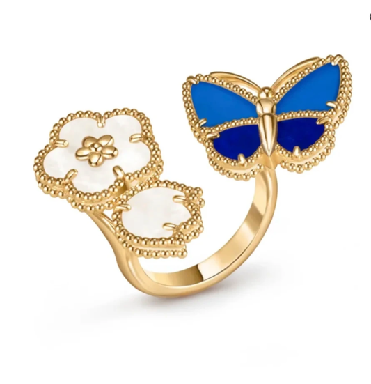 [Auream]2026 NEW TWIN BUTTERFLY LUCKY RING