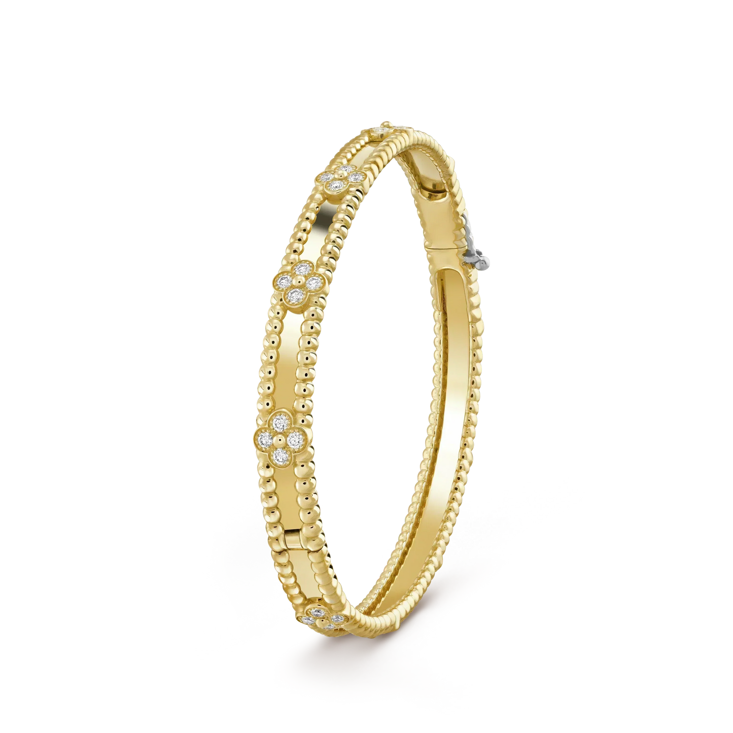 [Auream]CLOVER BRACELET 4MM DIAMONDS