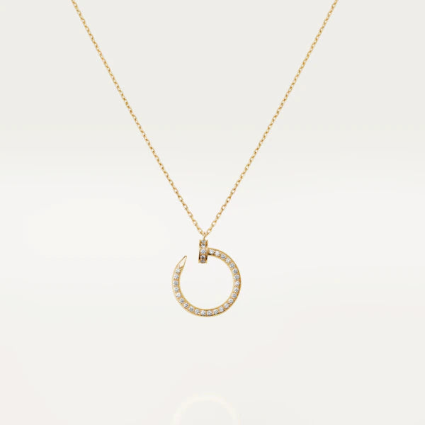 [Auream]JUSTE NECKLACE GOLD DIAMONDS