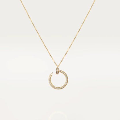 [Auream]JUSTE NECKLACE GOLD DIAMONDS