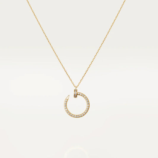 [Auream]JUSTE NECKLACE GOLD DIAMONDS