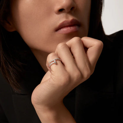 [Auream]JUSTE RING 1.8MM SILVER DIAMONDS