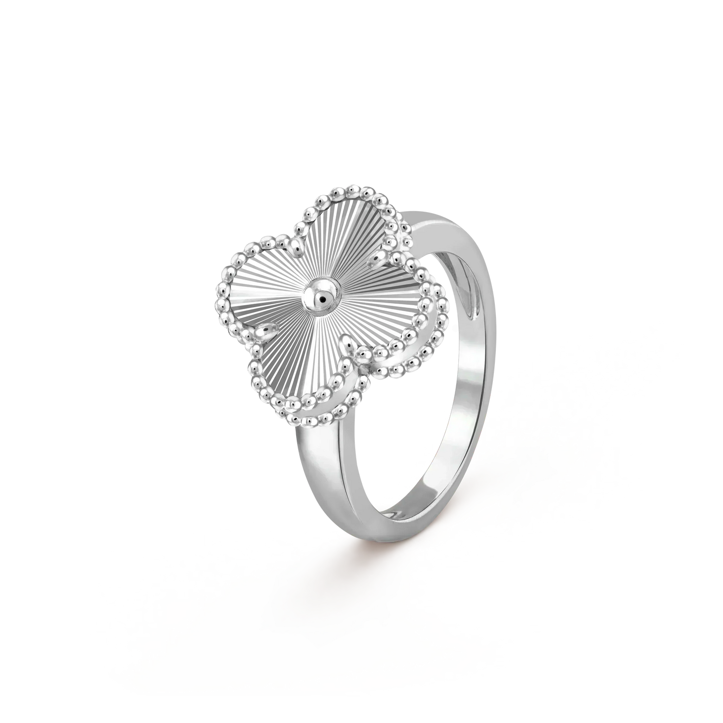 [Auream]CLOVER SILVER RING