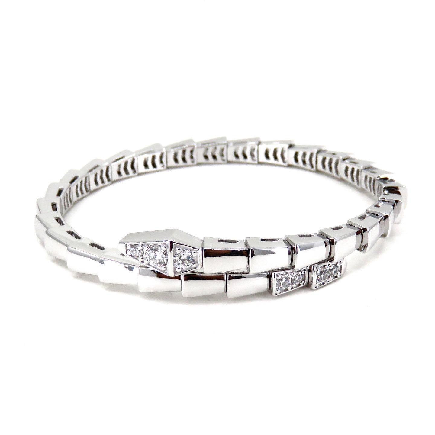 [Auream]SERPENTI BRACELET DIAMONDS SILVER