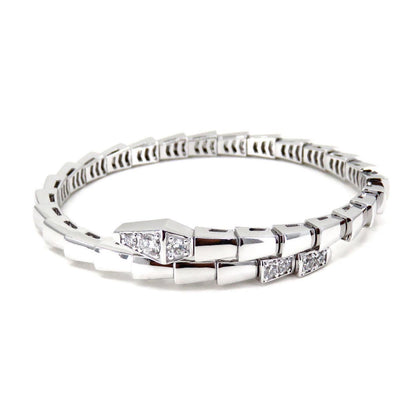 [Auream]SERPENTI BRACELET DIAMONDS SILVER
