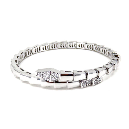 [Auream]SERPENTI BRACELET DIAMONDS SILVER