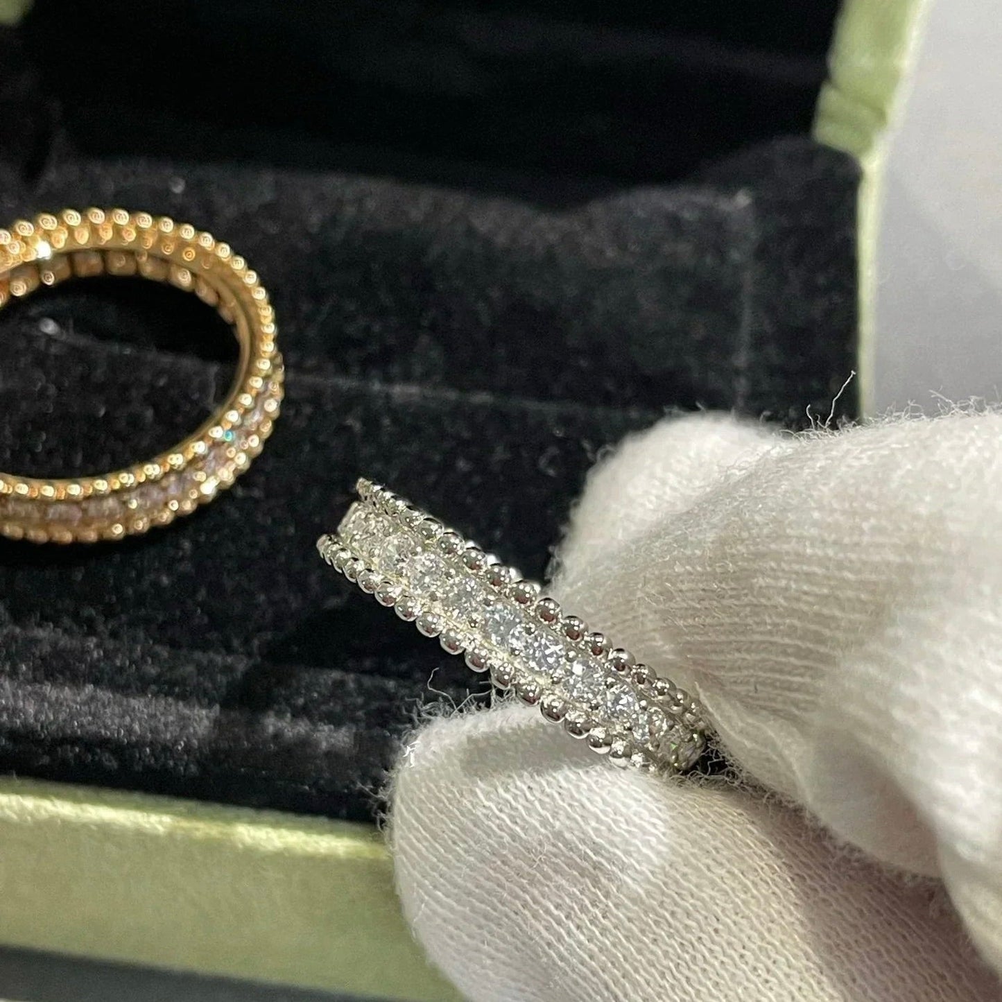 [Auream]PERLEE DIAMOND ROSE GOLD RING