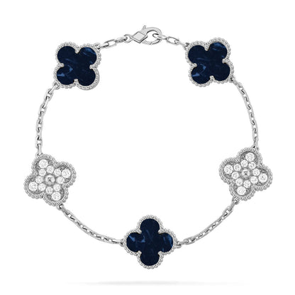[Auream]CLOVER 5 MOTIF PIETERSITE BRACELET COLLECTION