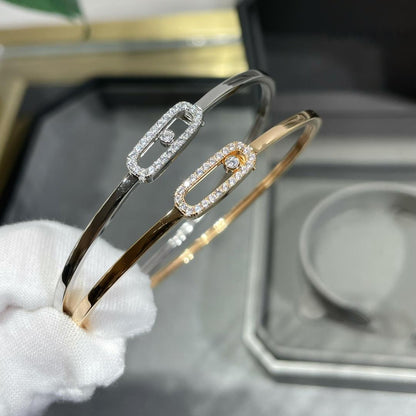 [Auream]Move Uno pavé flex bangle medium