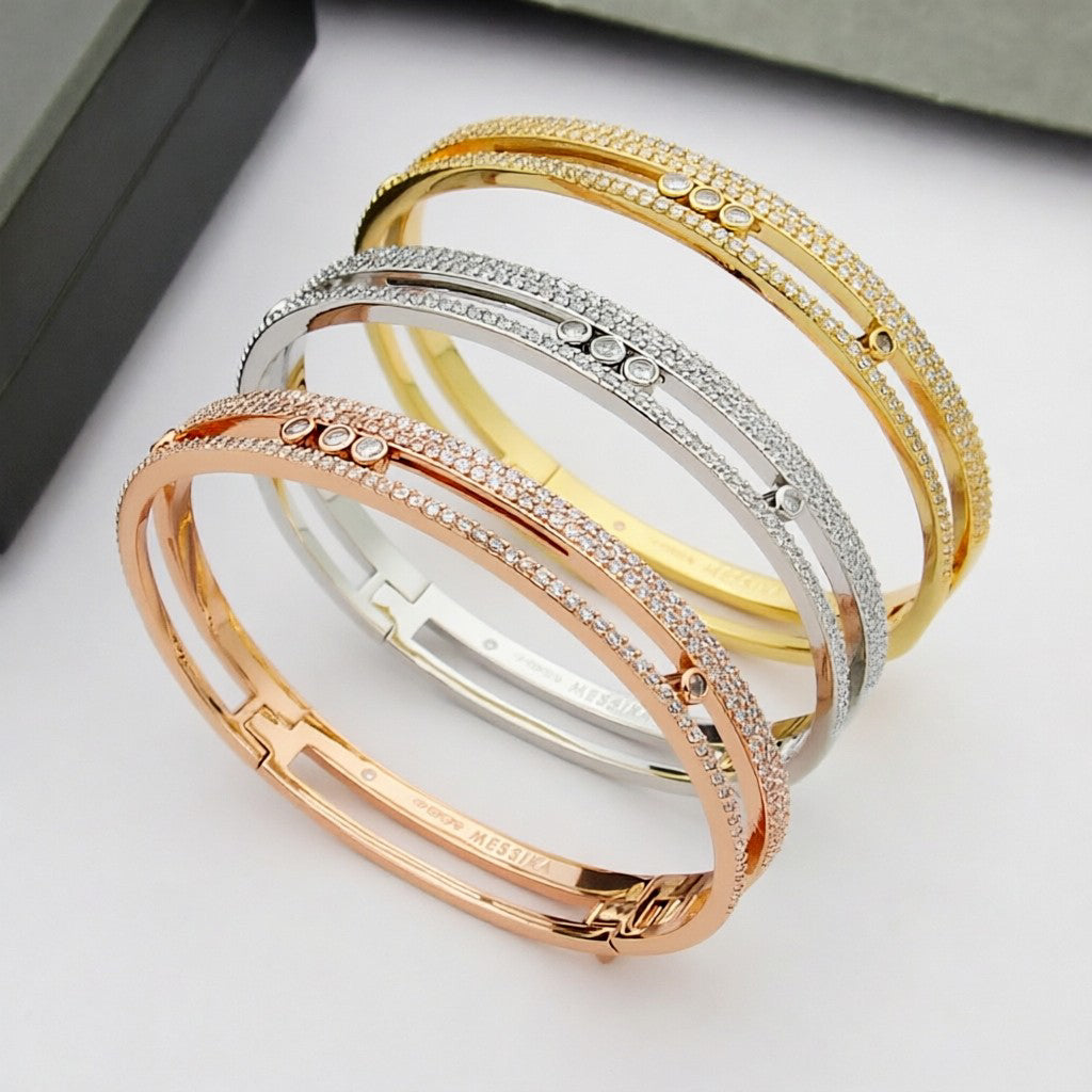 [Auream]Move Romane pavé bangle