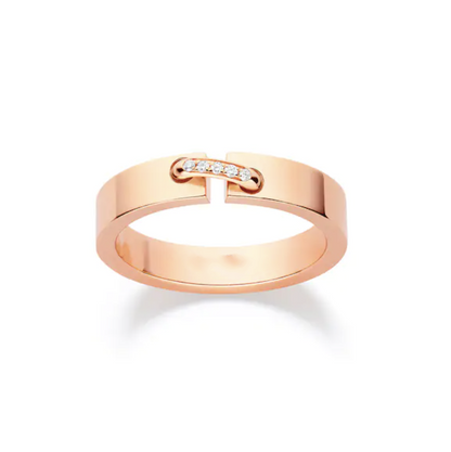 [Auream]ALLIANCE LIENS VIDENCE DIAMOND 4MM RING
