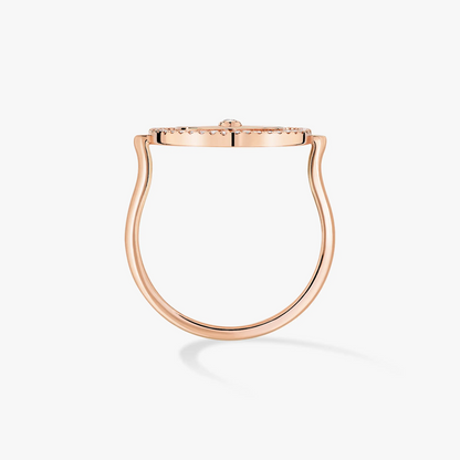 [Auream]Demo MOVE PINK GOLD DIAMOND RING