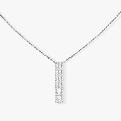 [Auream]MY FIRST DIAMOND PAVED NECKLACE