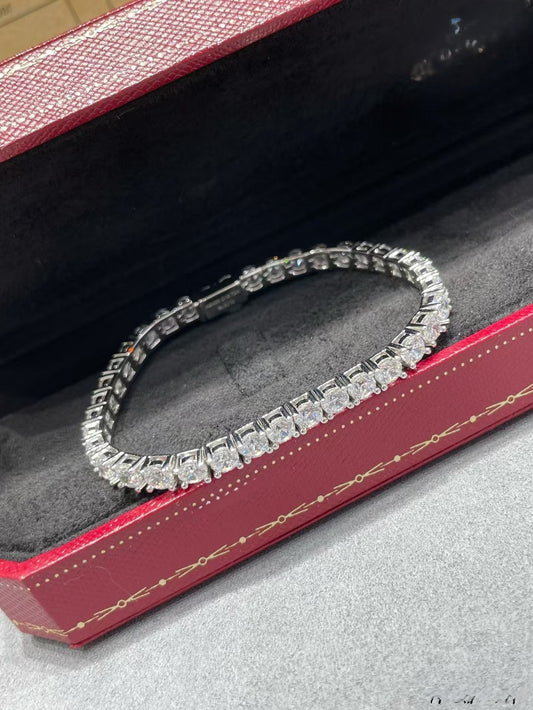 [Auream jewelrys]TENNIS BRACELET WITH FULL DIAMOND SETTING