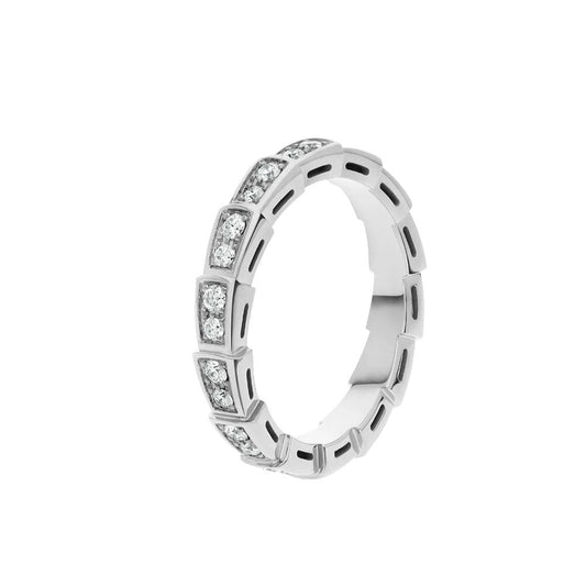 [Auream]SERPENTI RING SILVER DIAMOND PAVED 3MM