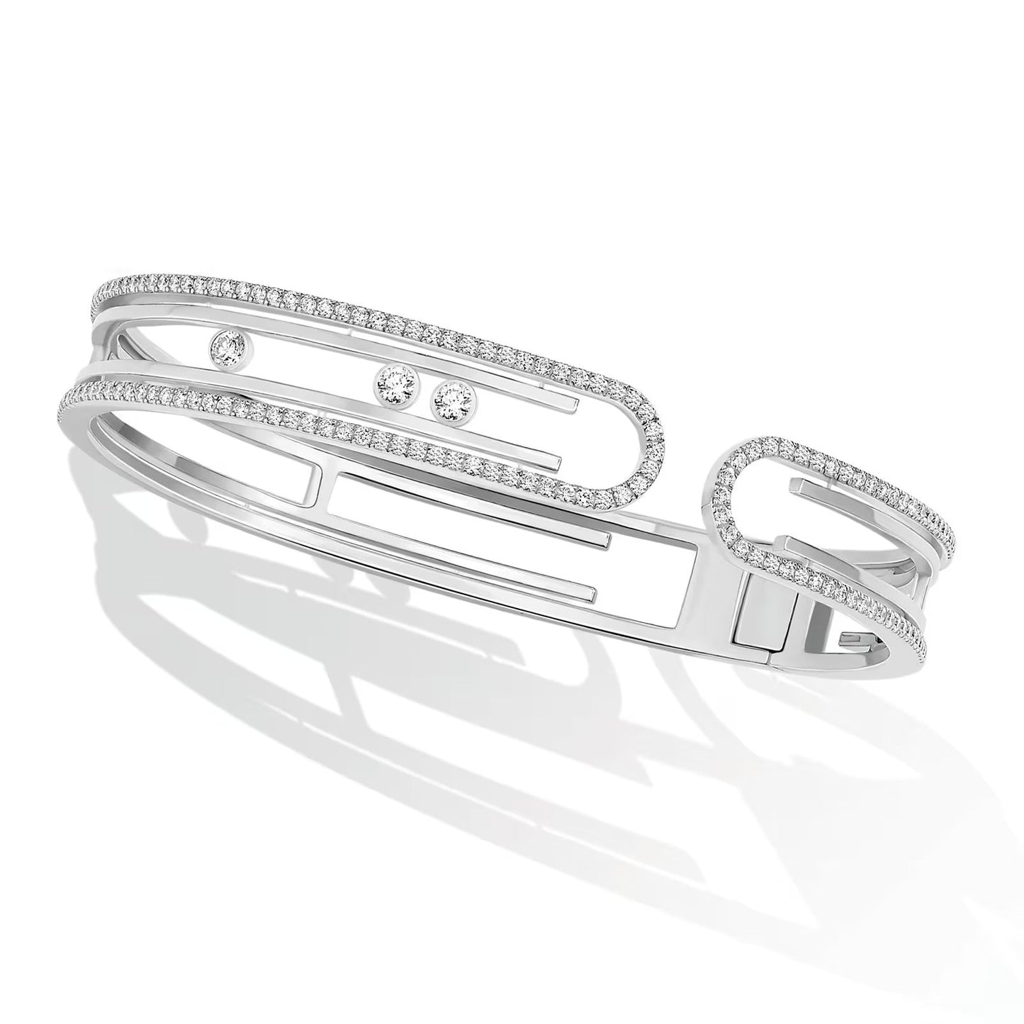 [Auream]MOVE 10TH PAVED DIAMOND BRACELET