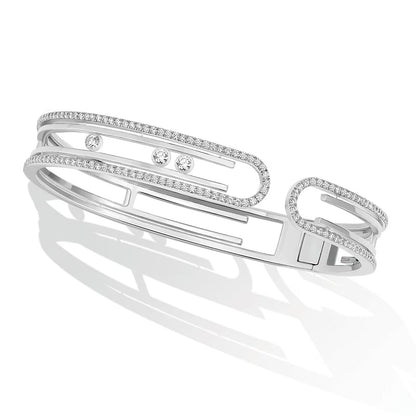 [Auream]MOVE 10TH PAVED DIAMOND BRACELET