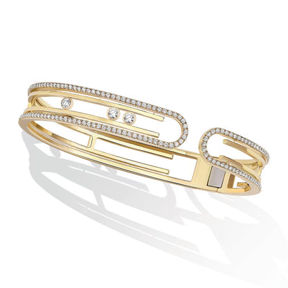 [Auream]MOVE 10TH PAVED DIAMOND BRACELET