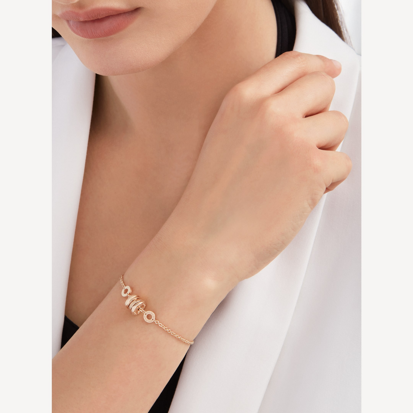 [Auream]ZERO 1 SOFT PINK GOLD BRACELET