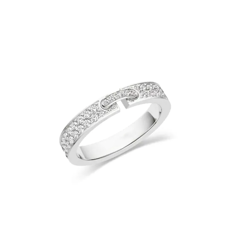 [Auream]ALLIANCE LIENS VIDENCE PAVED DIAMOND 4MM RING