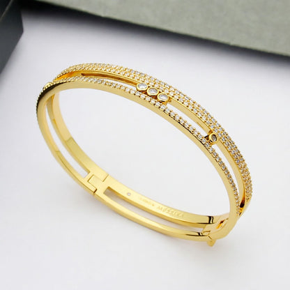 [Auream]Move Romane pavé bangle