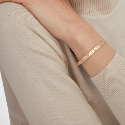 [Auream]ZERO 1 PINK GOLD 12 DIAMONDS BRACELET