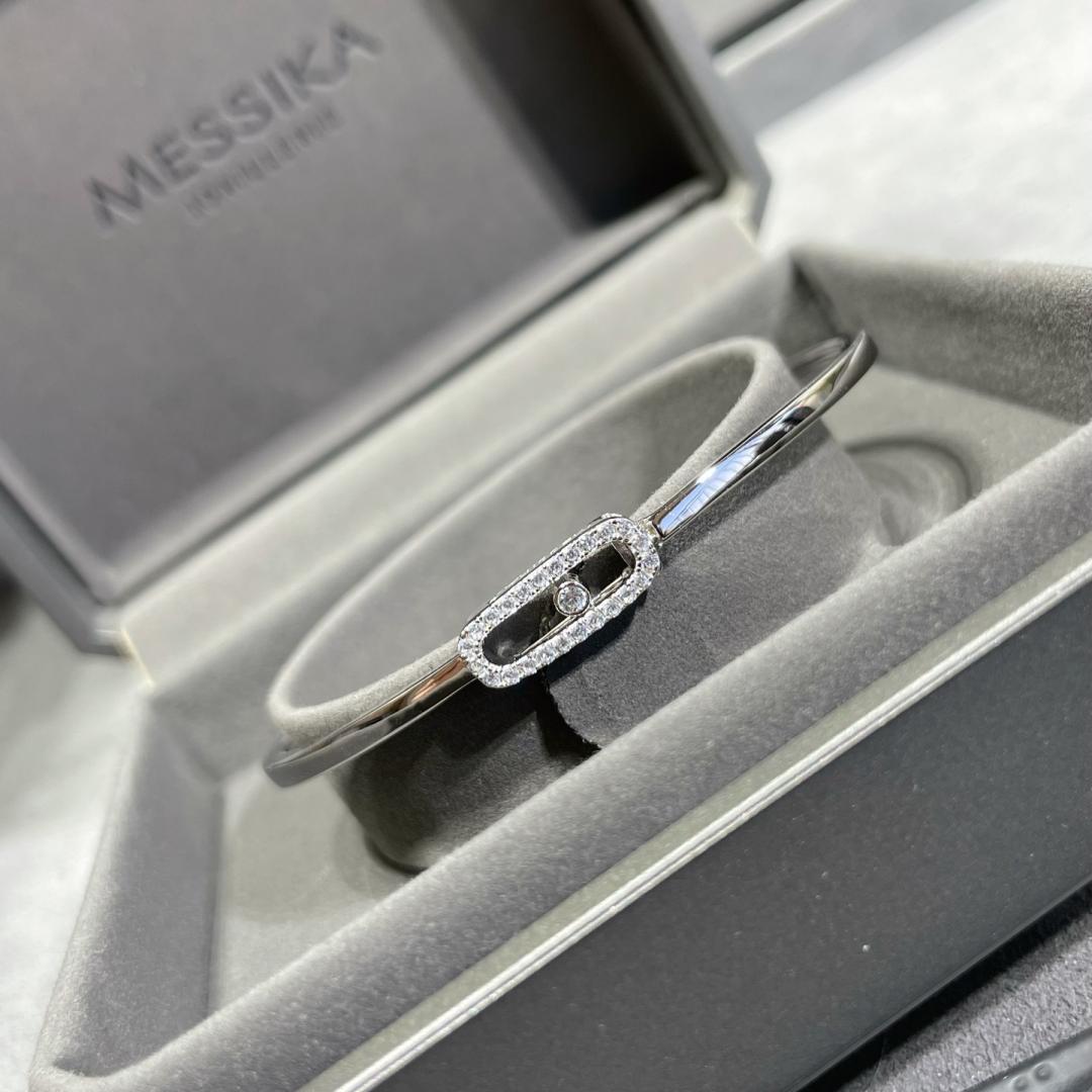 [Auream]Move Uno pavé flex bangle medium
