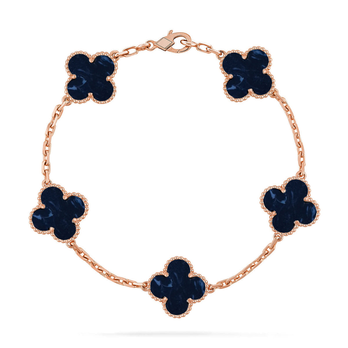 [Auream]CLOVER 5 MOTIF PIETERSITE BRACELET COLLECTION