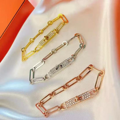 [Auream]CHAINE BRACELET SMALL MODEL DIAMOND