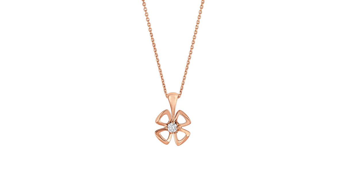 [Auream]FIOREVER NECKLACE DIAMOND CENTER