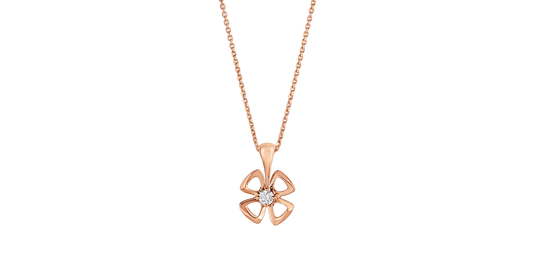 [Auream]FIOREVER NECKLACE DIAMOND CENTER