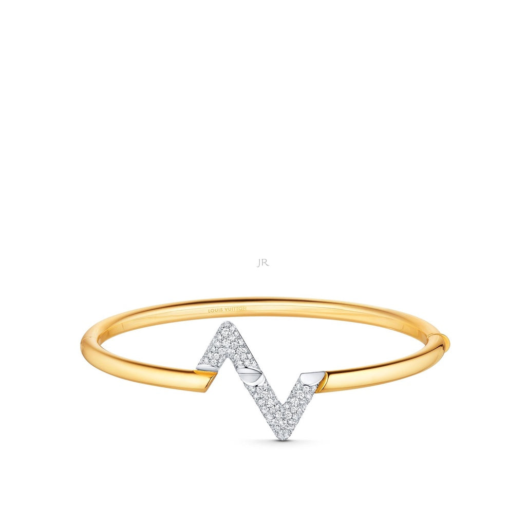 [Auream]VOLTE UPSITE DOWN GOLD DIAMOND BRACELET